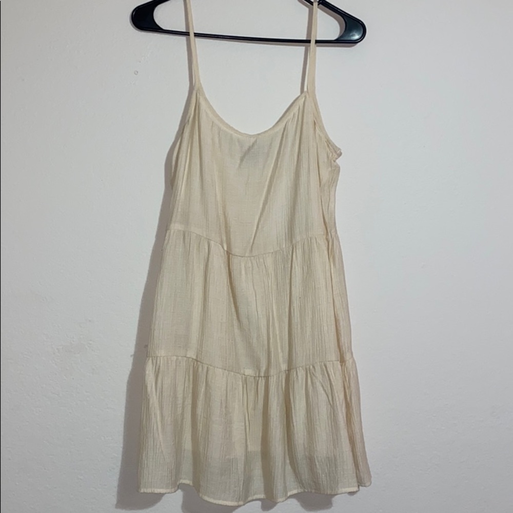 lightweight beige dress